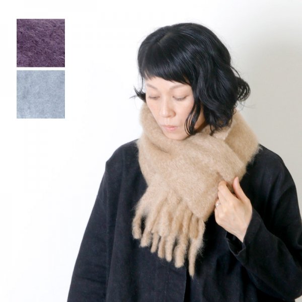 MANTAS EZCARAY (マンタスエスカレイ) MOHAIR MUFFLER / モヘアマフラー