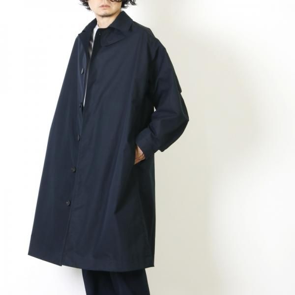 メンズSTUDIO NICHOLSON VENTILE GABARDINE COAT - ステンカラーコート