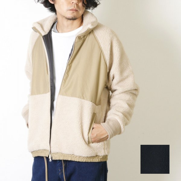 CURLY (カーリー) CLOUDY BOA SC BLOUSON / クラウディーボア スタンドカラーブルゾン