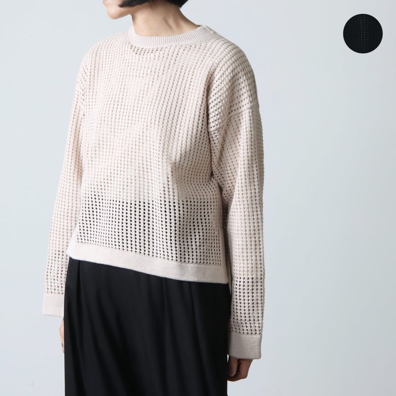 BATONER (バトナー) SUMMER KNIT CREW NECK / サマーニットクルーネック