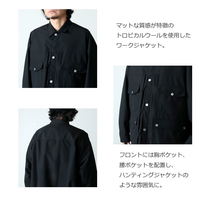 Graphpaper (グラフペーパー) High Count Wool Work Jacket / ハイ