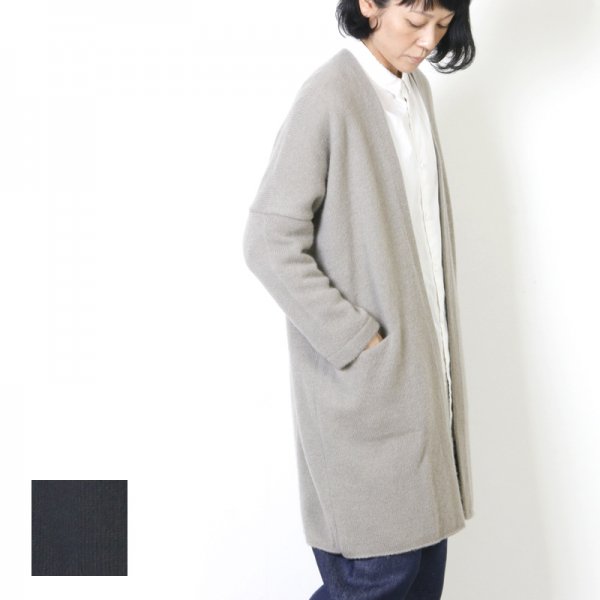 evameva (エヴァムエヴァ) Wool cachmere robe / ウールカシミア ローブ