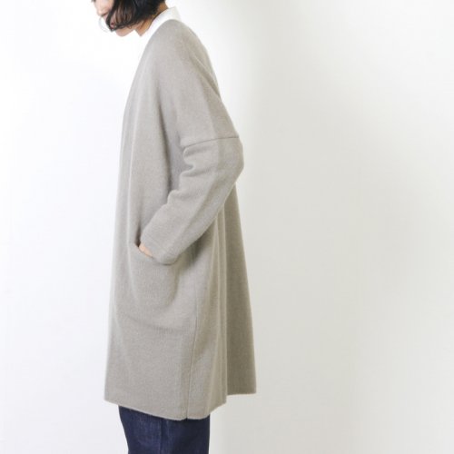 evameva (エヴァムエヴァ) Wool cachmere robe / ウールカシミア