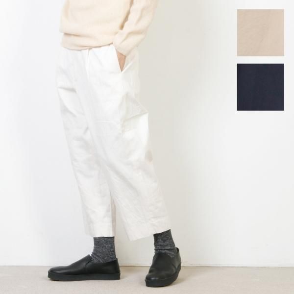 YAECA (ヤエカ) CHINO CLOTH PANTS TUCK STRAIGHT / チノクロス