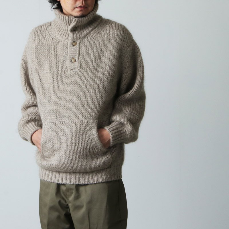 crepuscule (クレプスキュール) mohair lowgage high neck / モヘア 