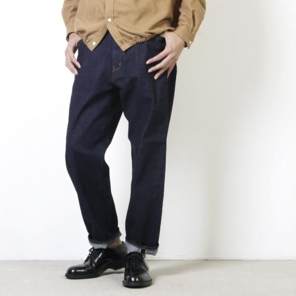 YAECA (ヤエカ) 13-13W WIDE STRAIGHT DENIM PANTS / ワイドストレート ...