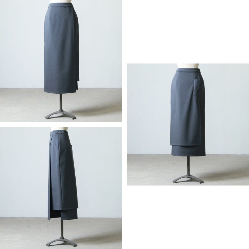 Graphpaper (グラフペーパー) Compact Ponch Wrap Skirt / コンパクト