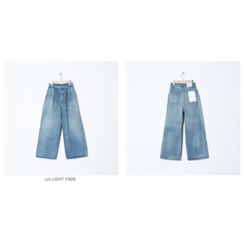 Graphpaper (グラフペーパー) Selvage Denim Two Tuck Wide