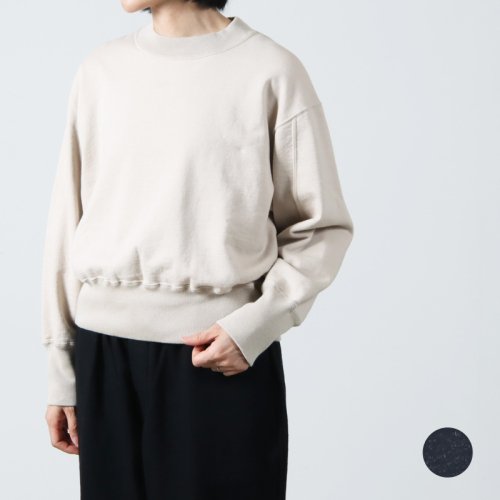 unfil (アンフィル) cotton & paper terry sweatshirt / コットンペーパーテリースウェットシャツ