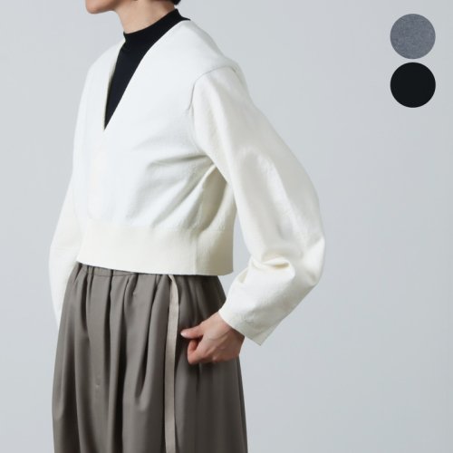 [THANK SOLD] unfil (ե) stretch organic cotton cropped cardigan / ȥå˥ååȥ󥯥åץɥǥ