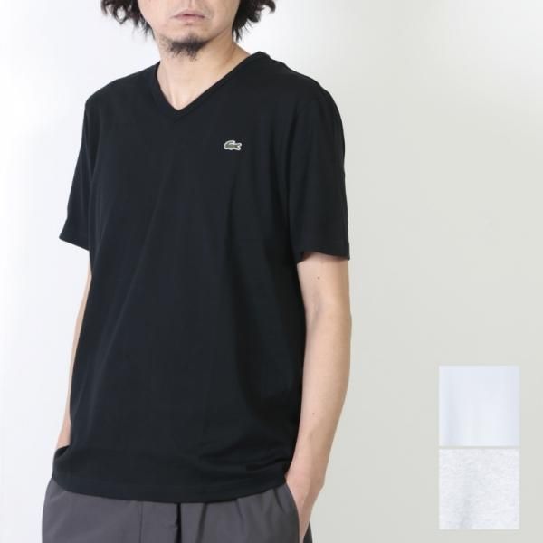 関税送料込【Lacoste】Vネック ロゴ Tシャツ LACOSTE (ラコステ) Tee Shirts / ベーシックVネックTシャツ