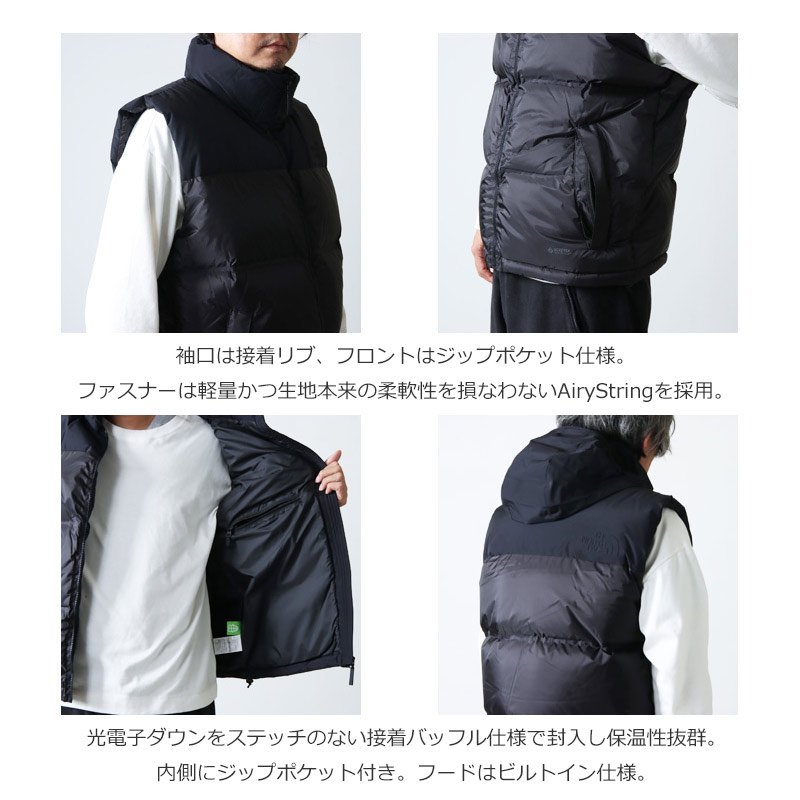 THE NORTH FACE (ザノースフェイス) GTX Nuptse Vest / GTX ヌプシベスト