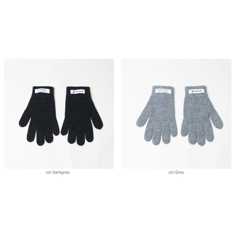 snow peak (スノーピーク) Knit Gloves / ニットグローブ