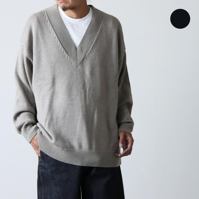 STUDIO NICHOLSON (スタジオニコルソン) SOLA V NECK JUMPER