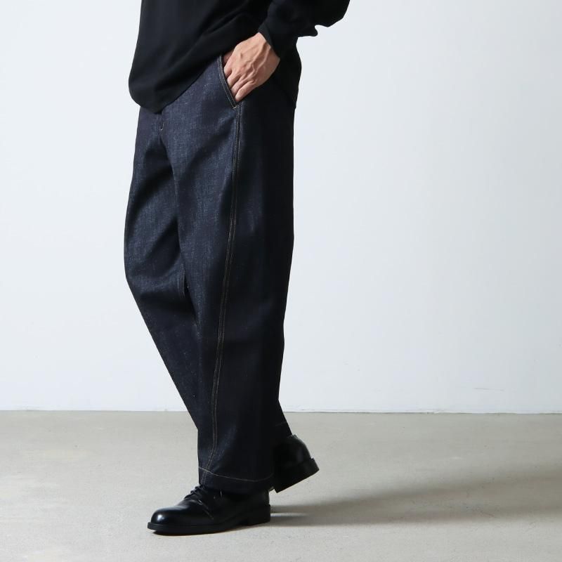 【STUDIO NICHOLSON】ROUND LEG PANTdigwel