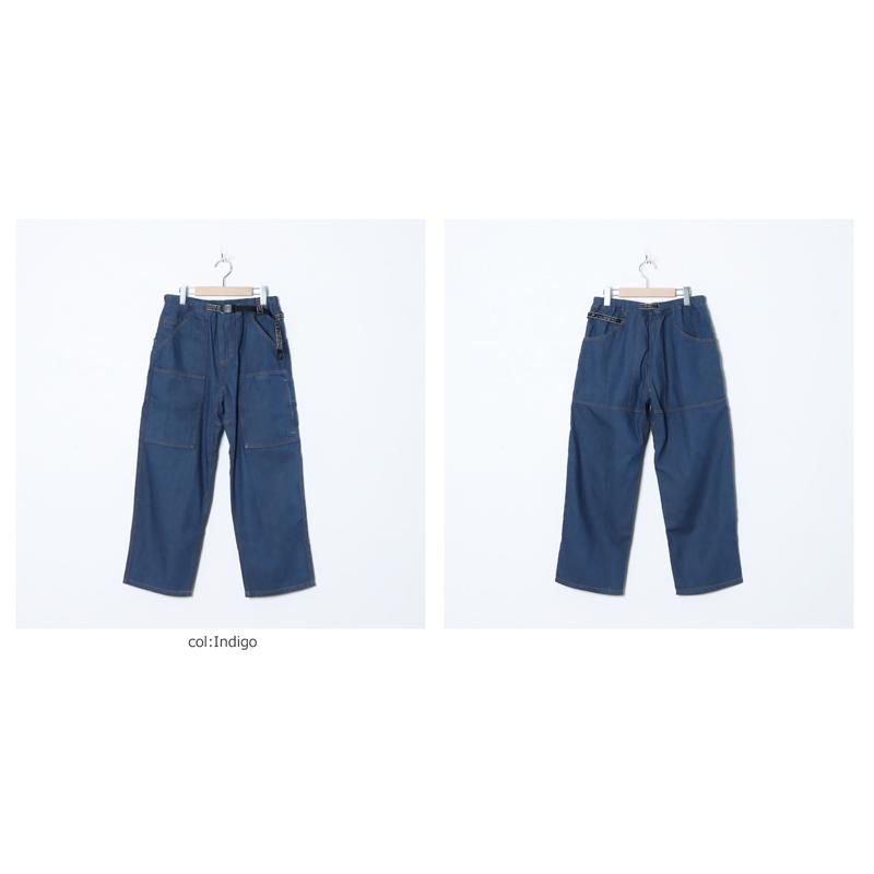 GRAMICCI (グラミチ) × and wander DENIM BAGGY PANTS #WOMEN