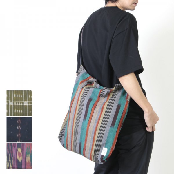 South2 West8 (サウスツーウエストエイト) Grocery Bag - Cotton Cloth / Splashed Pattern /  グロサリーバッグ