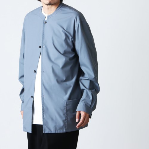 THE HINOKI (ザ ヒノキ) オーガニックコットンポプリンスタンドカラーシャツ