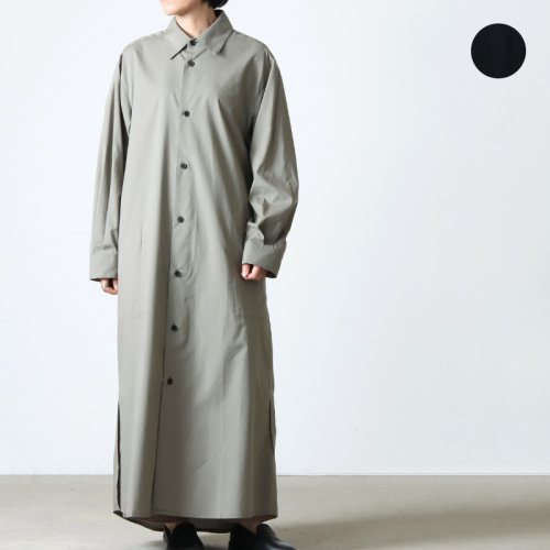 THE HINOKI (ザ ヒノキ) OG Cotton Poplin Long Shirt Dress / OGコットンポプリンロングシャツドレス