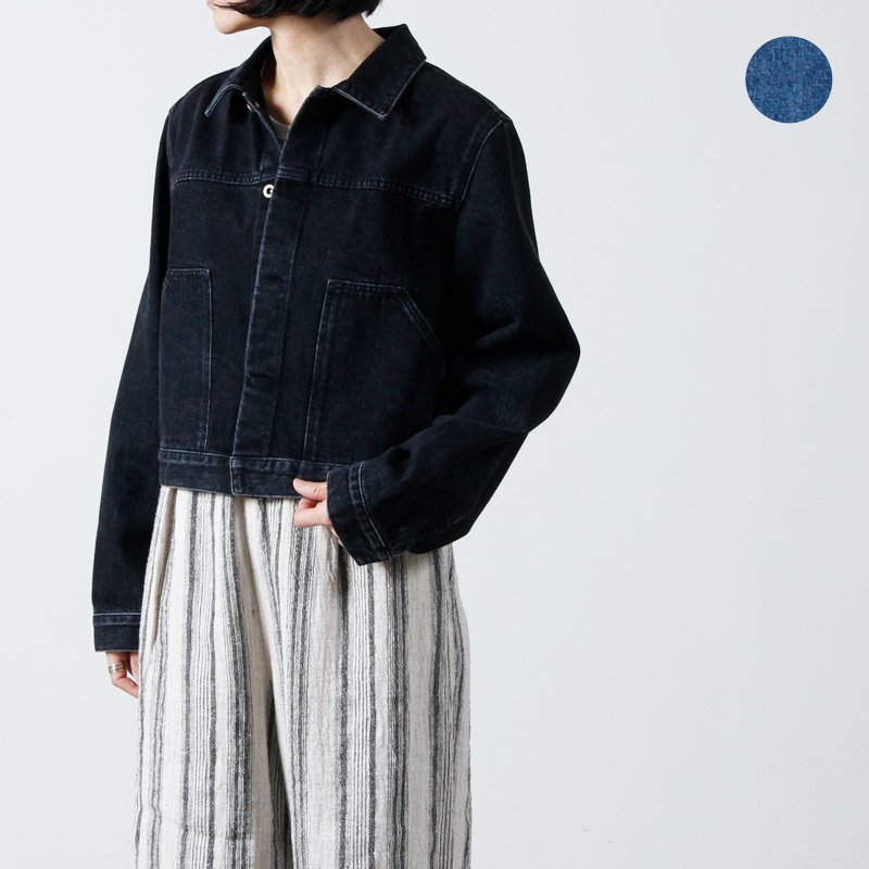 snow peak (スノーピーク) Denim Cropped Jacket / デニムクロップド