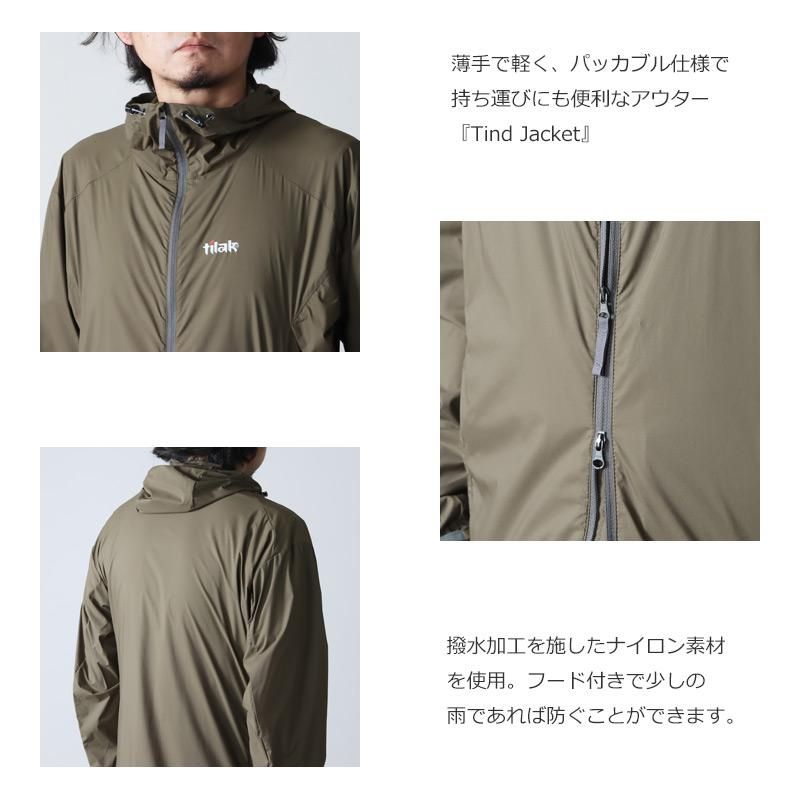 tilak ナイロンジャケット ティンドジャケット TILAK（ティラック） ティンドジャケット｜ROCOCO ONLINE STORE