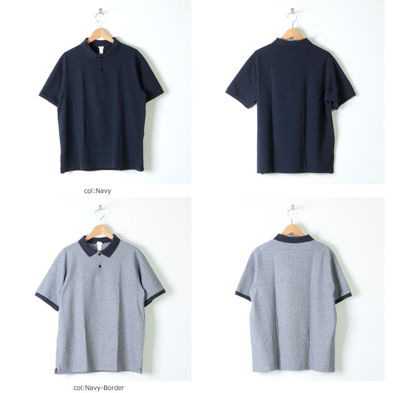 YAECA (ヤエカ) STOCK POLO SHIRTS / ポロシャツ