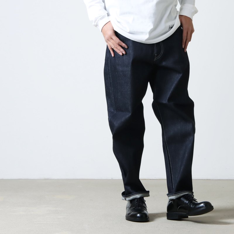 Graphpaper (グラフペーパー) Selvage Denim Five Pocket Tapered 