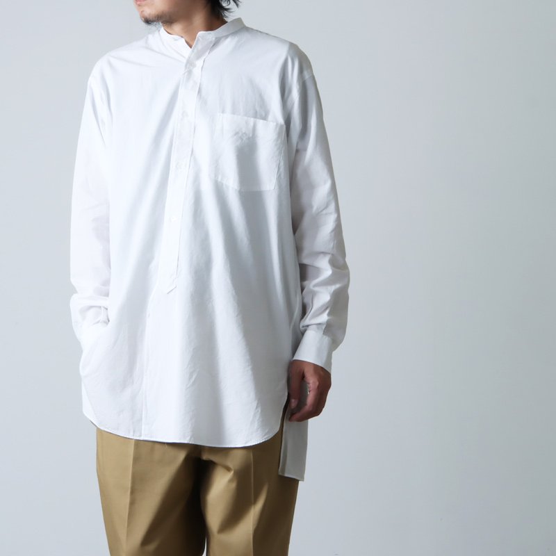 COMOLI (コモリ) バンドカラーシャツ