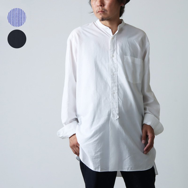 ☆日本の職人技☆ 【ボタン】COMOLI コモリバンドカラーシャツ サイズ0