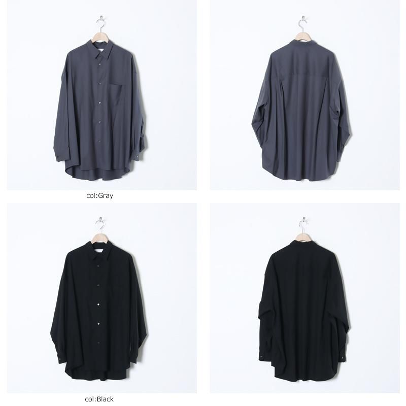Graphpaper (グラフペーパー) Extra Fine Wool L/S Oversized