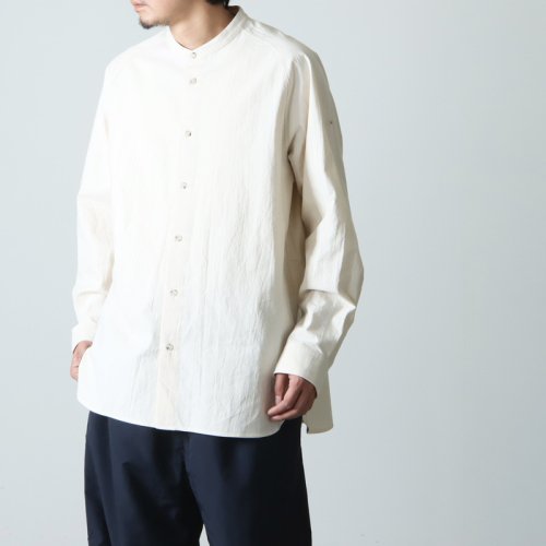 POLYPLOID (ポリプロイド) RAGLAN STAND COLLAR SHIRT A / ラグランスタンドカラーシャツ