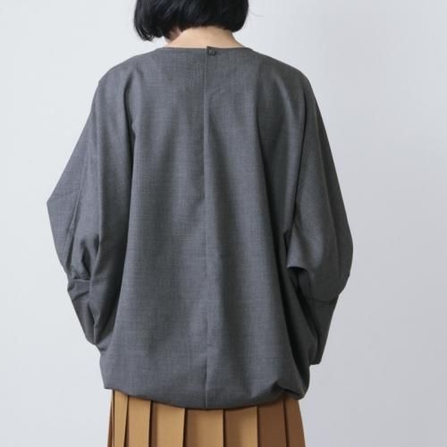 mizuiro ind (ミズイロインド) クルーネックコクーンプルオーバー