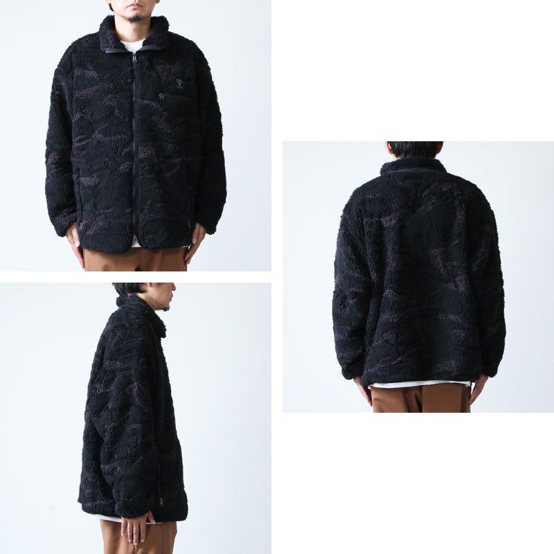 South2 West8 (サウスツーウエストエイト) Piping Jacket - Boa Jq