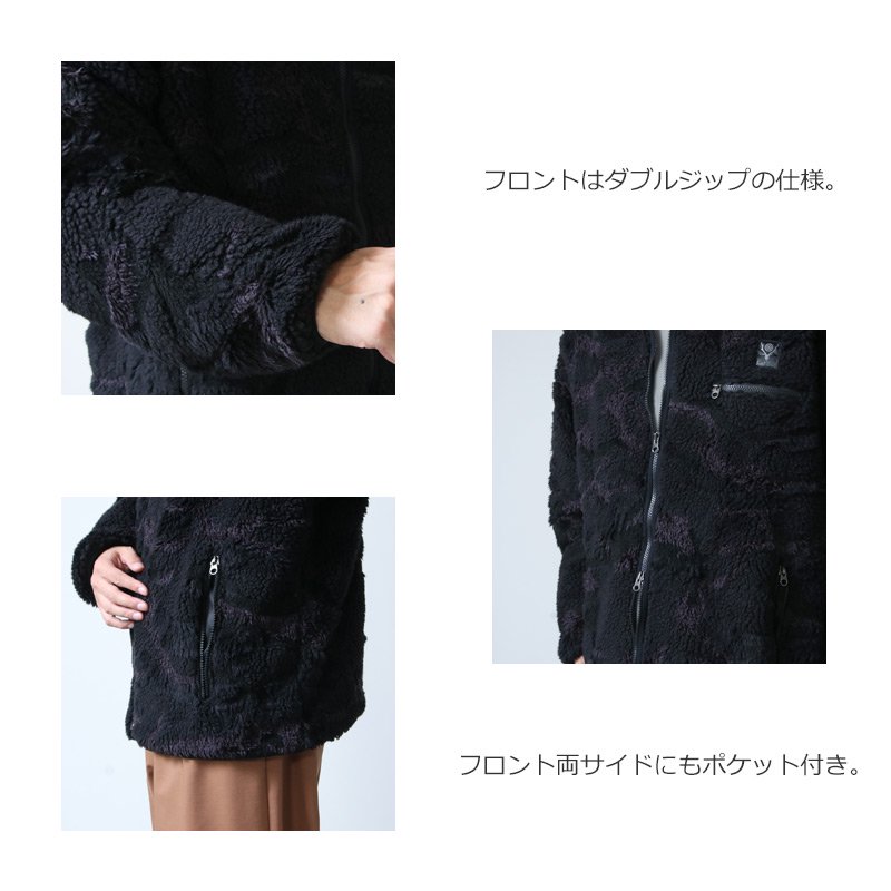 South2 West8 (サウスツーウエストエイト) Piping Jacket - Boa Jq. / パイピングジャケット ボアジャガード