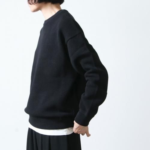 crepuscule (ץ塼) Cotyle Moss stitch L/S sweat for woman / ⥹ƥå󥰥꡼֥å ǥ