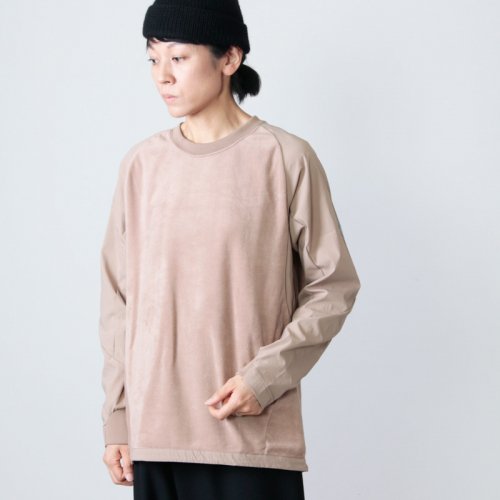 and wander (アンドワンダー) fleece base T / フリースベースT