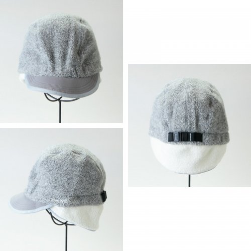 and wander (アンドワンダー) wool pile boa cap / ウールパイルボア