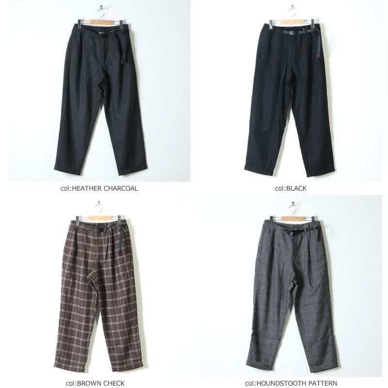 GRAMICCI (グラミチ) WOOL BLEND TUCK TAPERED PANTS / ウール