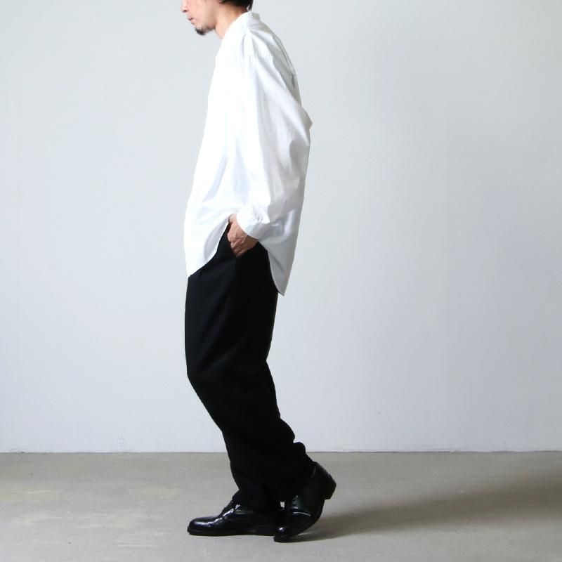 GRAMICCI (グラミチ) WOOL BLEND TUCK TAPERED PANTS / ウールブレンド ...