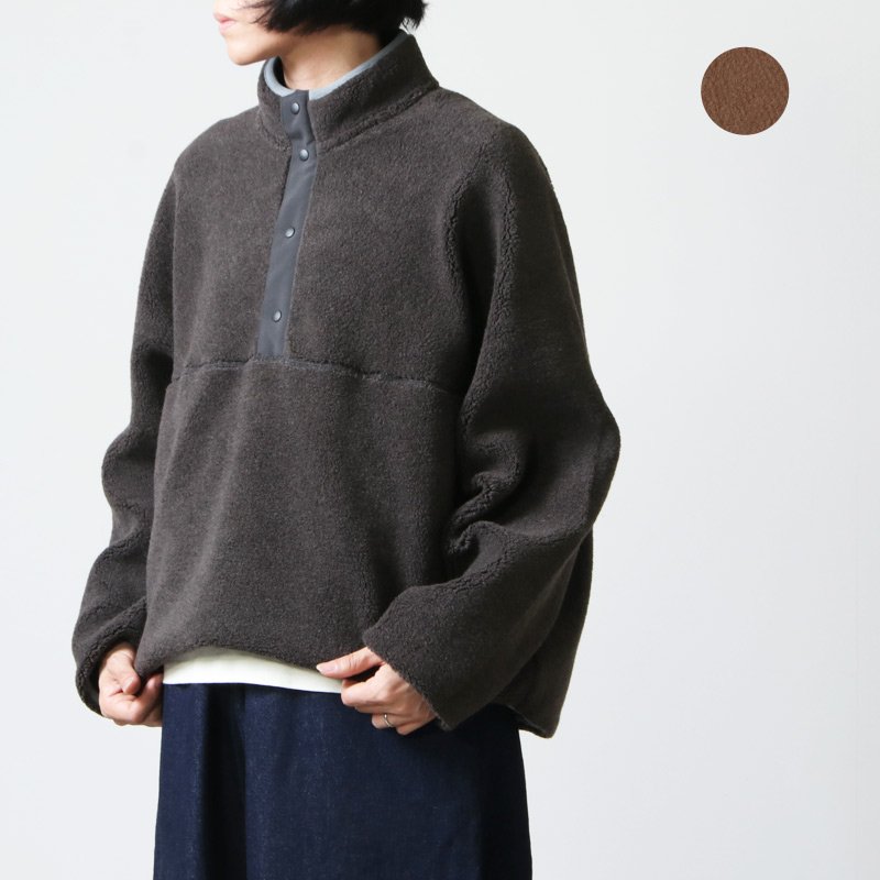 Graphpaper (グラフペーパー) Wool Boa High Neck Pull Over / ウール
