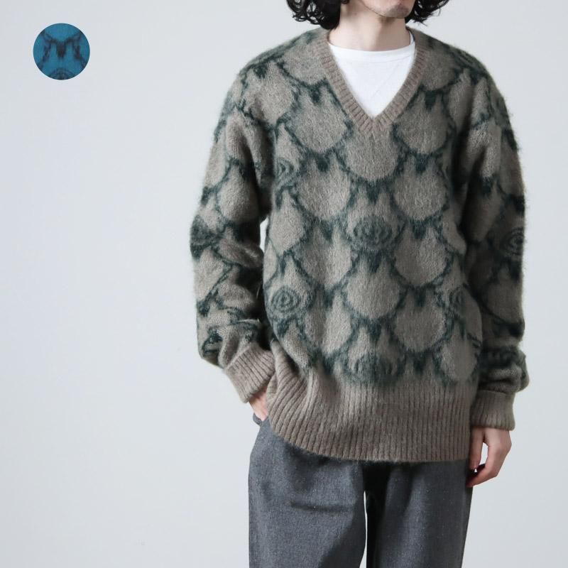 South2 West8 (サウスツーウエストエイト) Loose Fit V Neck Sweater