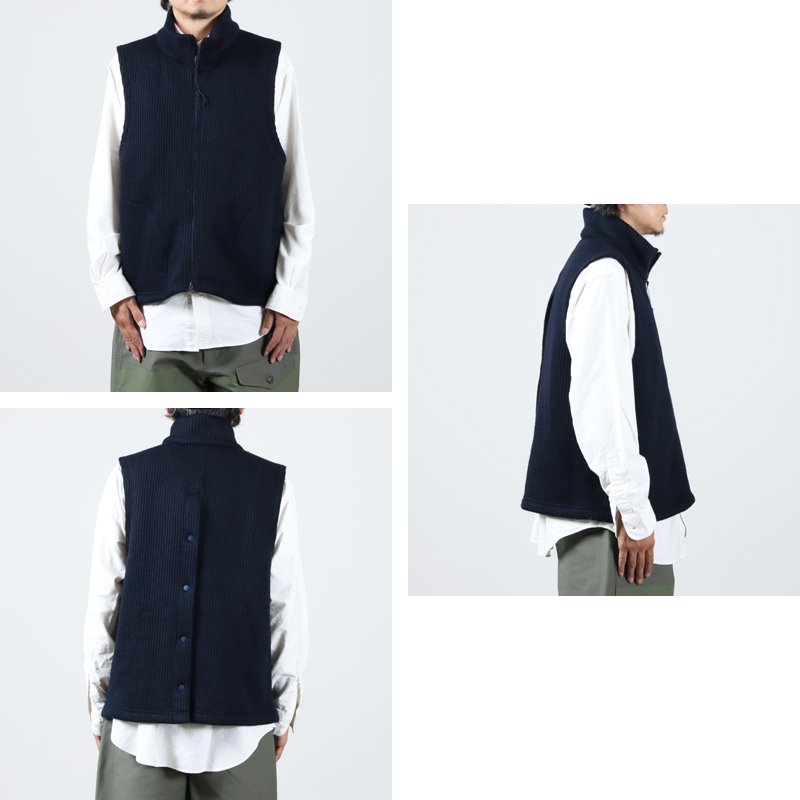 ENGINEERED GARMENTS (エンジニアードガーメンツ) High Mock Knit Vest