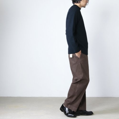 YAECA (ヤエカ) CHINO CLOTH PANTS CREASED CORDUROY / チノクロス 