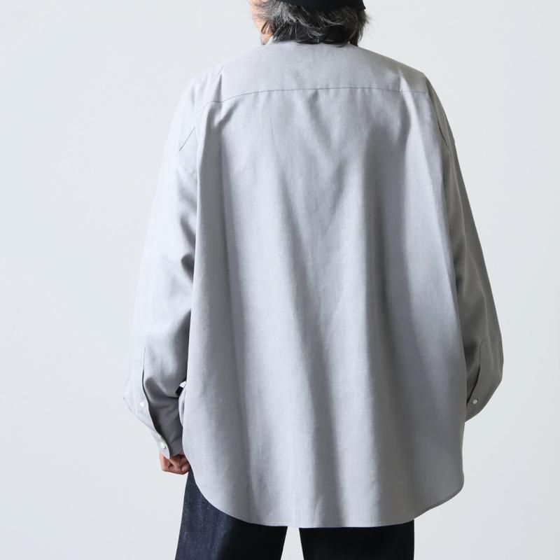 Graphpaper (グラフペーパー) Linen Cupro Oversized Band Collar 