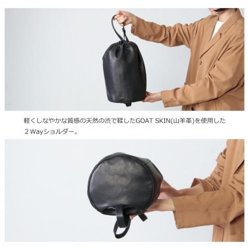 STYLE CRAFT (スタイルクラフト) ゴートドロップ巾着バッグ L