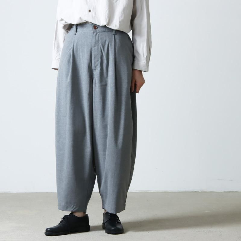 HARVESTY (ハーベスティ) ワイドエッグロングパンツ