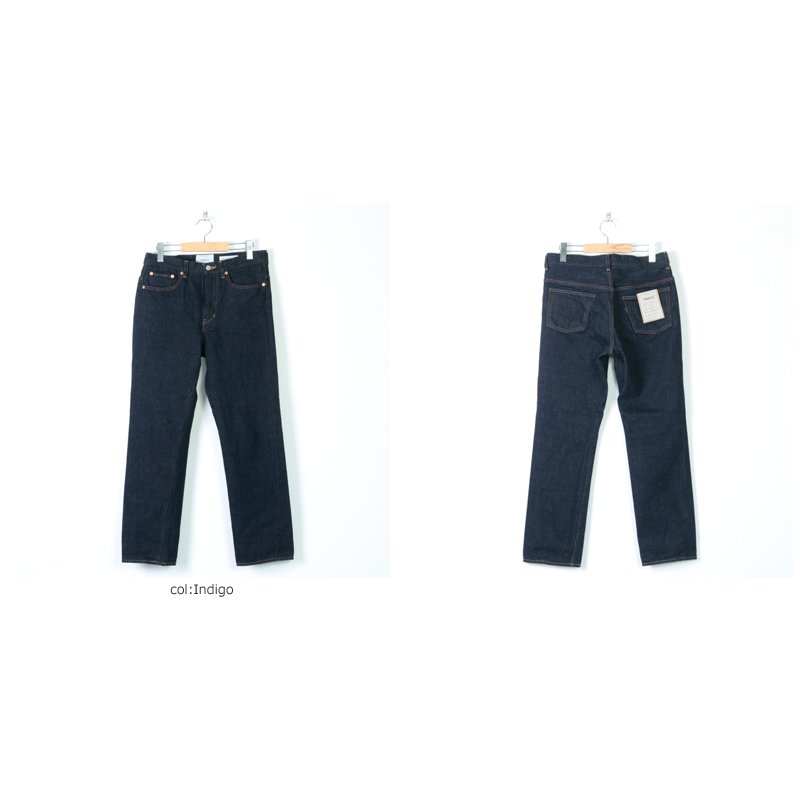 YAECA (ヤエカ) 1-14W DENIM PANTS PIPED STEM / デニムパンツ パイプドステム