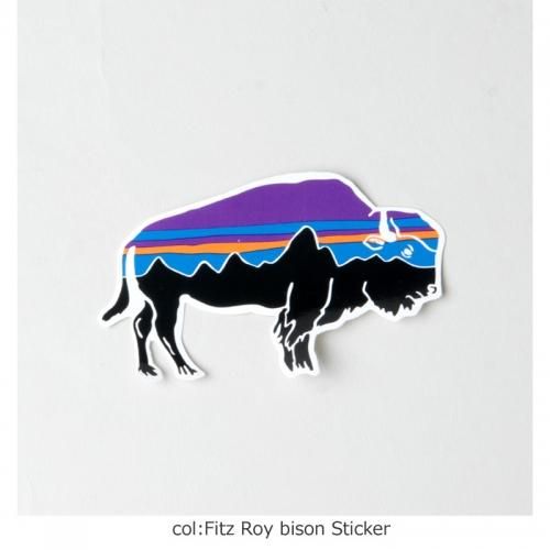 PATAGONIA (パタゴニア) Fitz Roy bison Sticker / フィッツ ロイ バイソン ステッカー