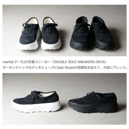 marka (マーカ) DOUBLE SOLE SNEAKERS DECK / ダブルソール ...
