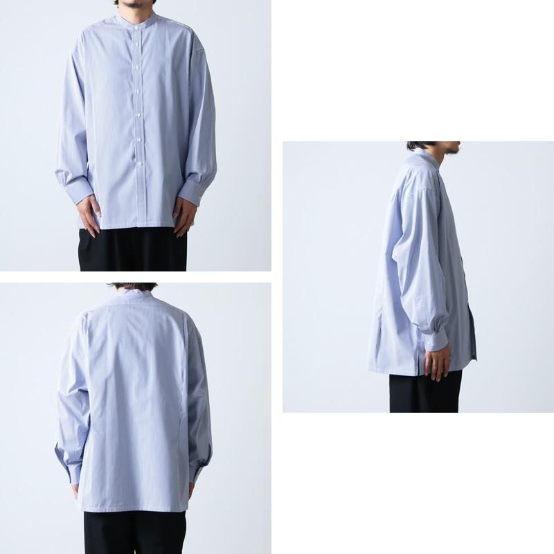 Graphpaper (グラフペーパー) High Count Broad Band Collar Shirt